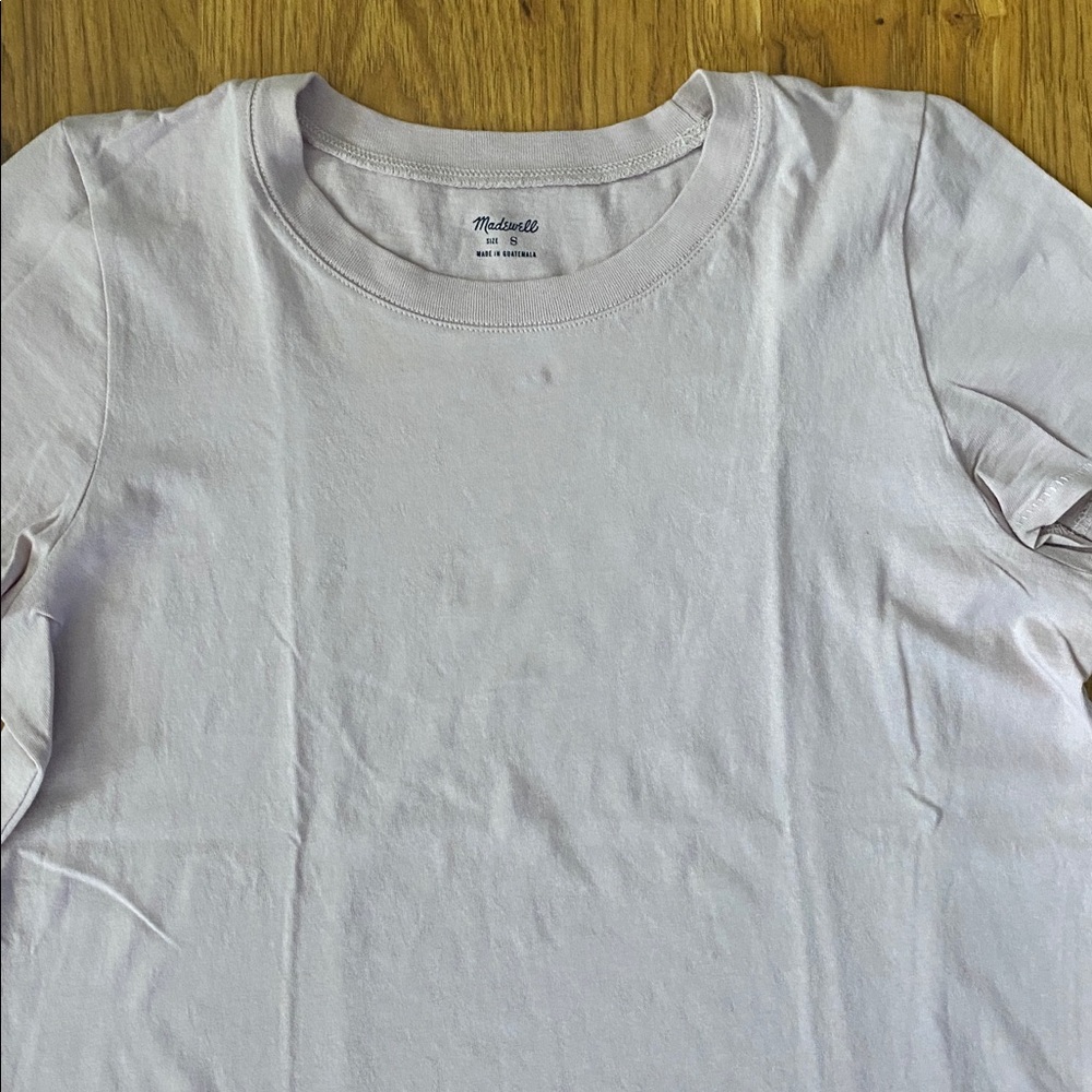 Madewell Light Pink Northside Vintage Short Sleeve Tee - Picture 2 of 10